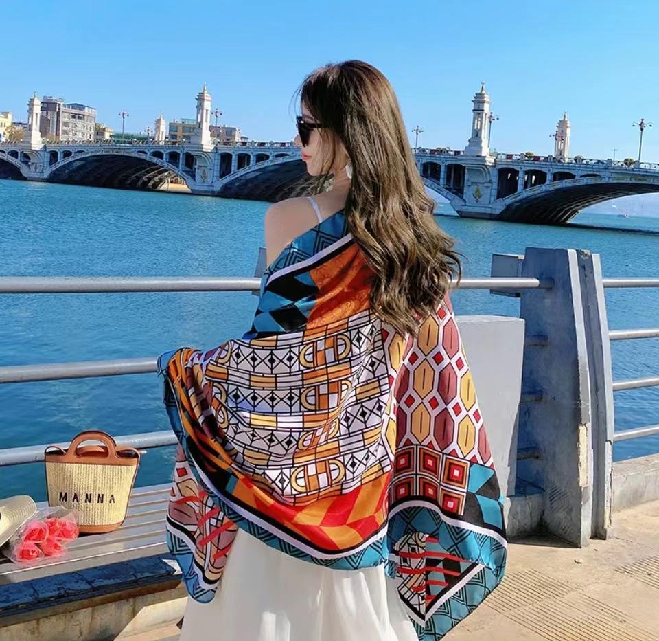 New tassel scarf Yunnan Dali tourism ethnic style shawl women's fashion versatile seaside beach towel