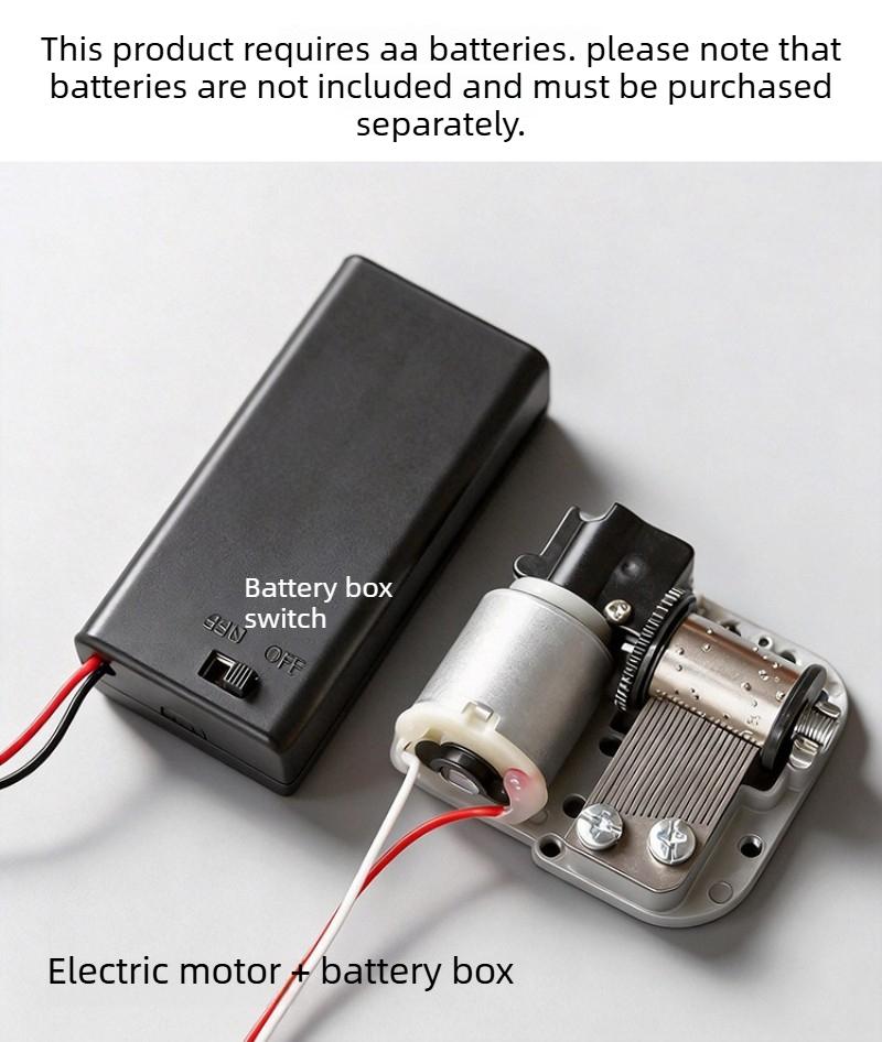 1.5V Electric Music Box Movement Metal Mini Diy Gift Music Mechanical Decorative Collectibles for Girl Boy Friend Birthday Gifts
