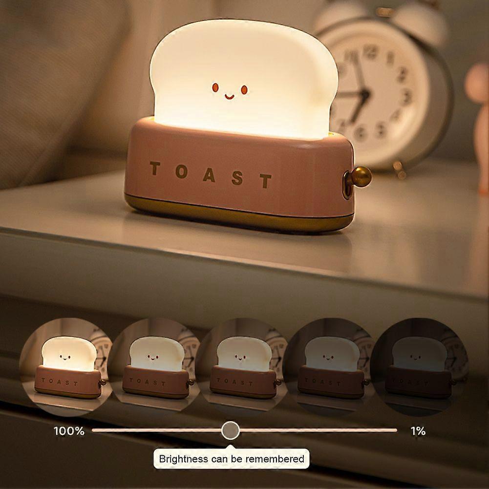 Vintage Toaster Lamp, Retro Desk Decoration for Teens, Tweens, and Women, Unique Home Decor Gift Idea