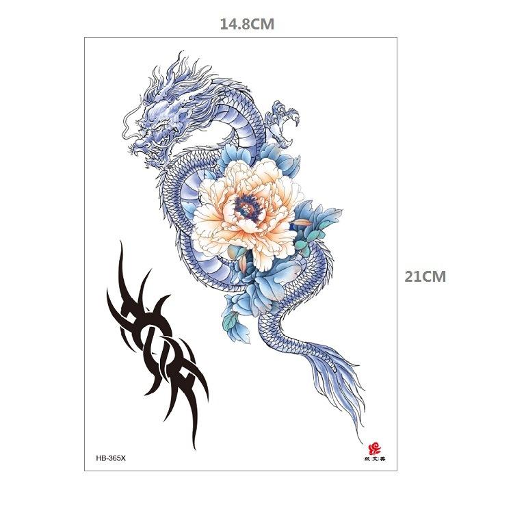 Наклейка с рисунком животного, тигр, лев, леопард, половина руки, рисунок Hb, набор для переноса воды, имитация наклейки