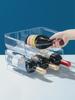 Stackable Wine Display Rack: Creative, Simple, Punch-Free Storage for Bar or Cabinet