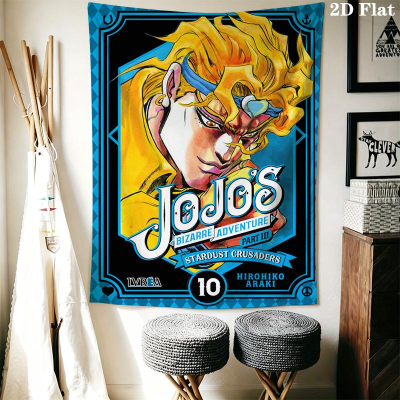 Jojo'S Bizarre Adventure Part Stardust Crusaders Threepiece Set 1 Duvet Cover 2 Pillowcase Without Core Bedding Set