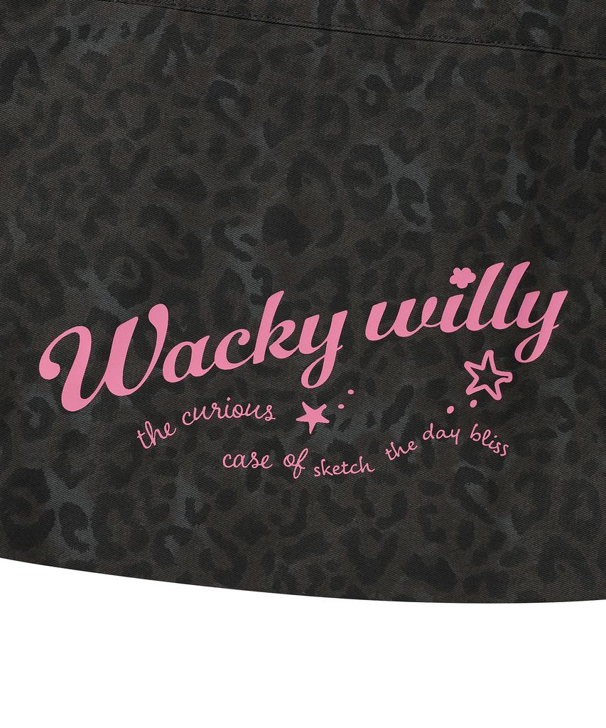 Женская двусторонняя сумка-тоут Wacky Willy с леопардовым принтом, коричневая