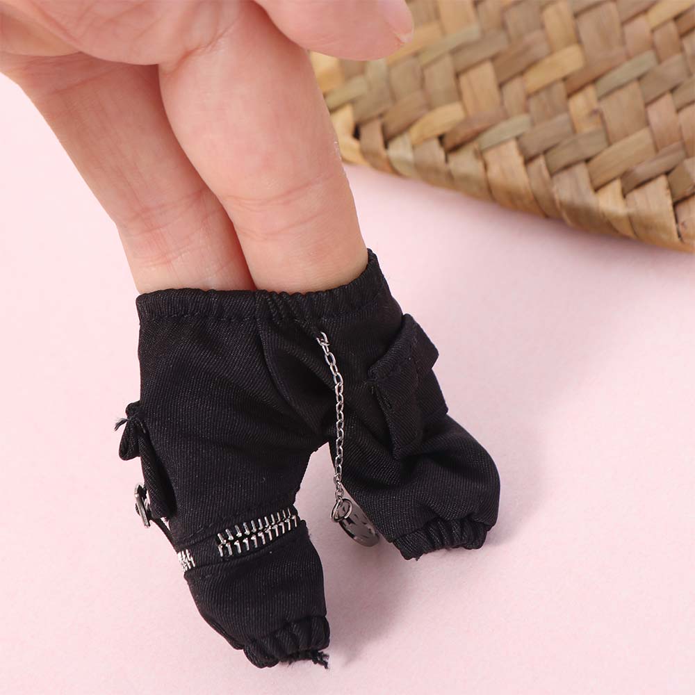 With Pockets Doll Cargo Pants Chain Overalls Obitsu 11 Clothes Fashion OB11 Trousers 1/12 Bjd Gsc