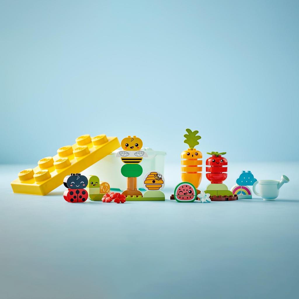 LEGO Duplo First Duplo Vegetable Farm Toy Present Birthday Block Educational Christmas Boys Girls Children 1 and a Half Years Old 2 Years Old 3 Years