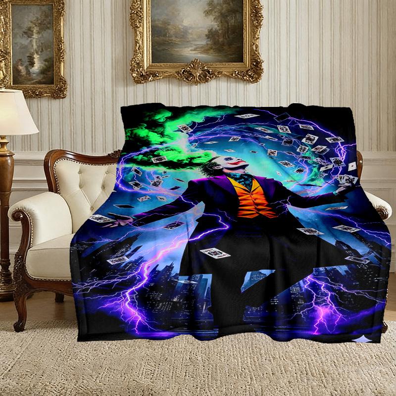 JOKER Blanket Lightweight Print Throw Blanket For Couch, Bed, Car, A Heartfelt Gift for Your Family and Friends