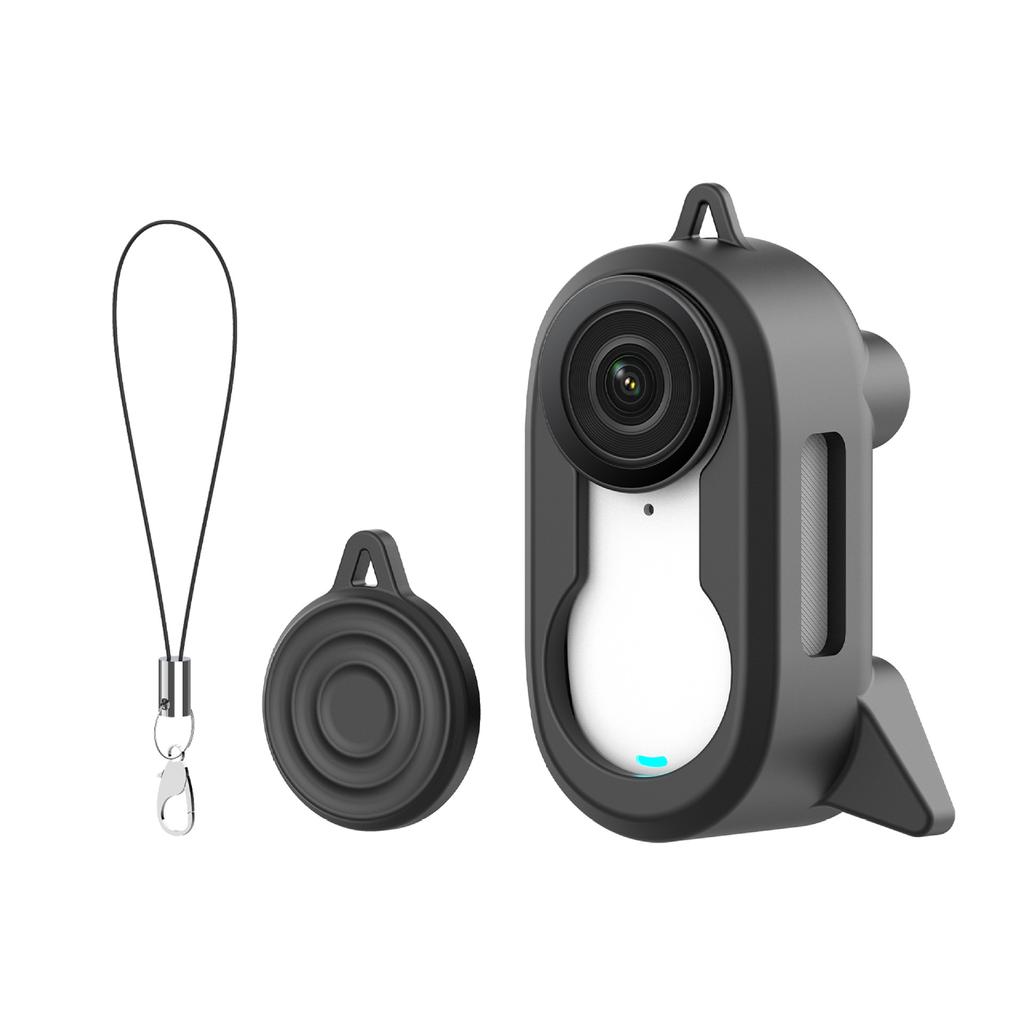 Защитный чехол для INSTA360 GO3S с креплением-клипсой, противоударная крышка объектива, ремешок, силиконовая крышка с теплоотводом для влога