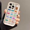 Применимо к iPhone17promax2026 черный буквенный календарь чехол для мобильного телефона 15/16 новый 12 мелких отверстий 17 всесторонний 14
