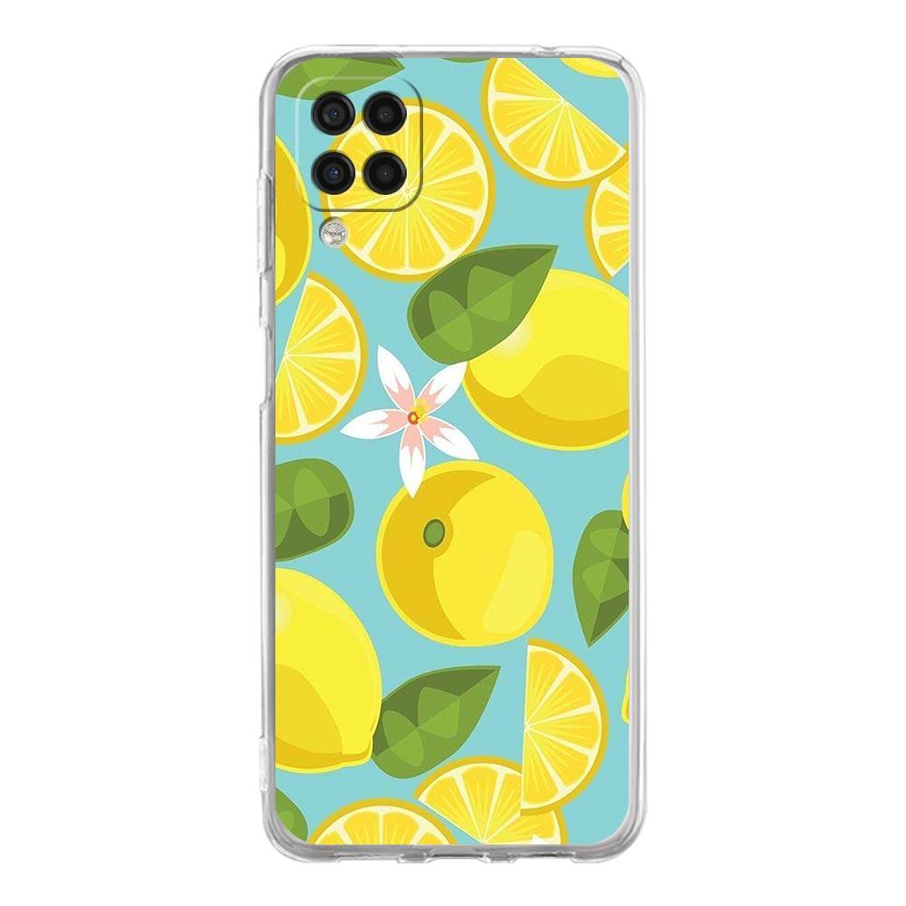Средиземноморский Лимон Чехол для Телефона Для Samsung Galaxy A51 A71 A21S A12 A11 A31 A41 A03S A13 A33 A73 A53 A52 A32 5G A23 Прозрачная Крышка