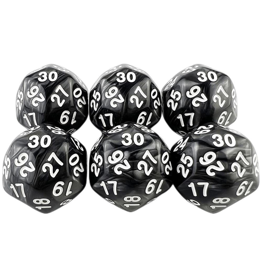 D30 игральные кости многогранные игральные 1 шт 30-гранные игральные кости для настольных игр развлечения аксессуары