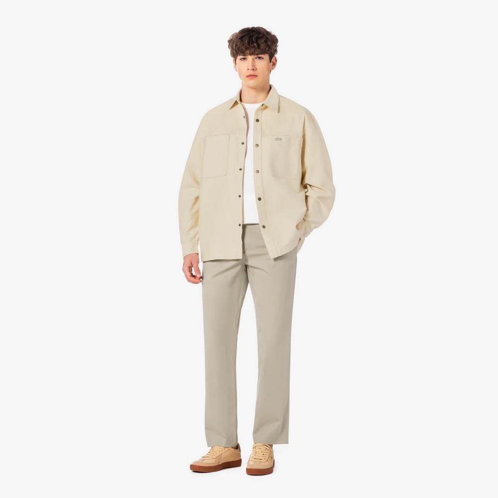 [lacoste] Men's JP Relax Fit Chest Pocket Outer Shirt CH9445-56G056
