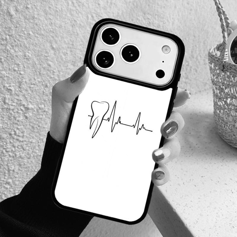 Чехол для телефона Зуб Врач-стоматолог Гигиенист для iPhone 17 Air 16 15 14 13 12 11 Pro Max Plus