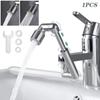 1 шт., новый модернизированный удлинитель для крана 1440 °, телескопический универсальный механический рычаг, аэратор, аксессуар для смесителя