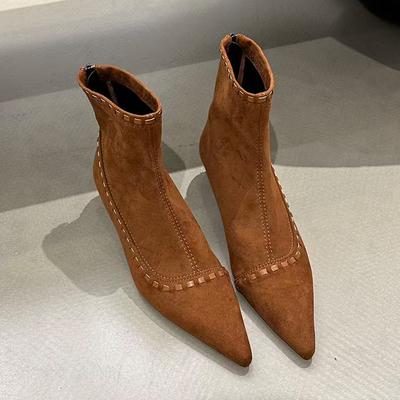 Нишевая обувь в стиле легкой роскоши, ретро, новинка осени и зимы, женские туфли, модные ботинки из глянцевой и матовой кожи, больших размеров