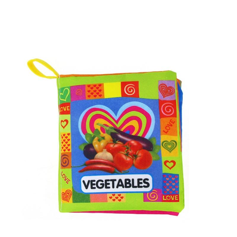 Детское раннее образование, познание, интеллект, изучение английского языка, тканевая книга