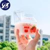 Новинка, полпинты, сливки, молоко, милая картонная стеклянная чашка, стеклянная чашка для кофе, чашка для сока, уникальный дизайн, поделки ручной работы