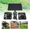 12V 10W Solar Exhaust Fan IP65 Waterproof Solar Panel Powered Fan Air Extractor Ventilation Fan for Chicken House RV Greenhouse