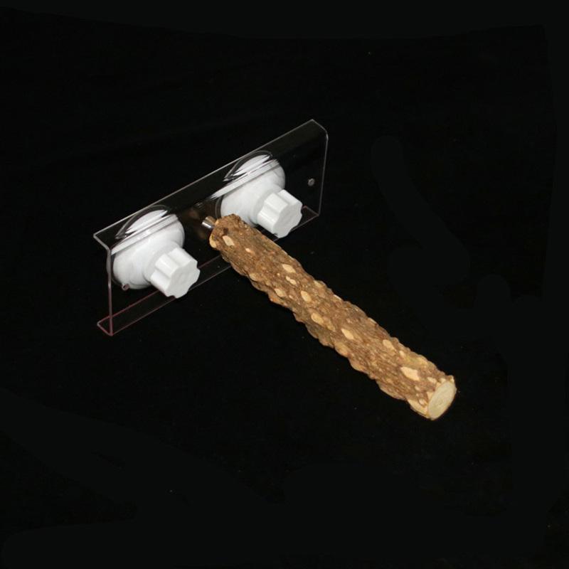 Птица Попугай Деревянная Подставка Палка Присоска Душевая Жердочка Стержень Игрушка Для Купания Товары Для Домашних Животных