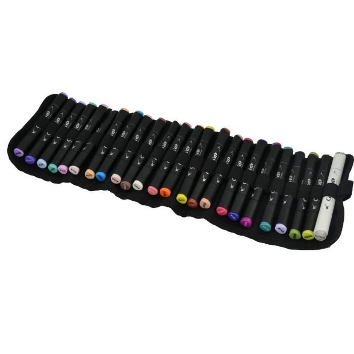 Kit - GRAPH'IT - Roll &; Go - 24 Markers - Opaque - Indelible