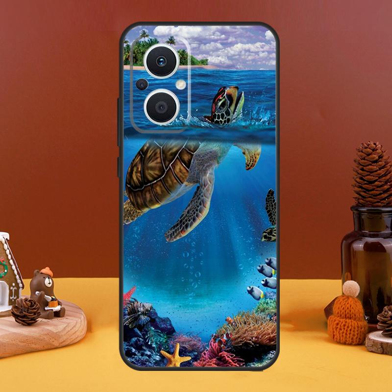 Чехол 'Морская черепаха' для OPPO Reno 10 Pro 11 F 4 6 7 8 5 Lite 4Z 5Z 8T OPPO Find X6 Pro X5 X2 X3 Lite