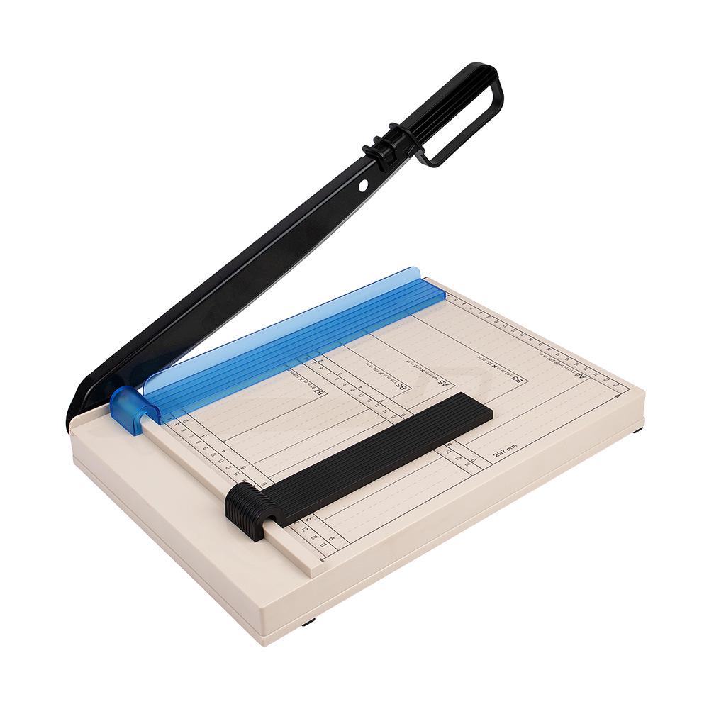 A4 Guillotine Paper Cutter with Removable Press Bar - Lightweight Manual Paper Trimmer