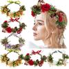Festival Wedding Flower Headband Photo Props Hair Wreath for Women Girls