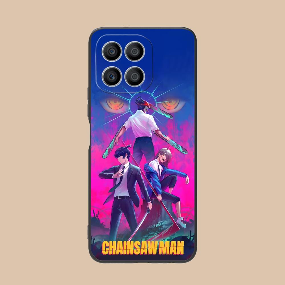 Чехол для мобильного телефона Chainsaw Man для Honor 90 80 70 60 50 30 20 10 9 8 7 Pro S SE Lite 5G Чехол с цветной печатью Роскошный чехол