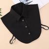 JK Uniform Accessories Detachable Collar Lapel False Blouse Top Fake Collar Blouse Shirt False Tie