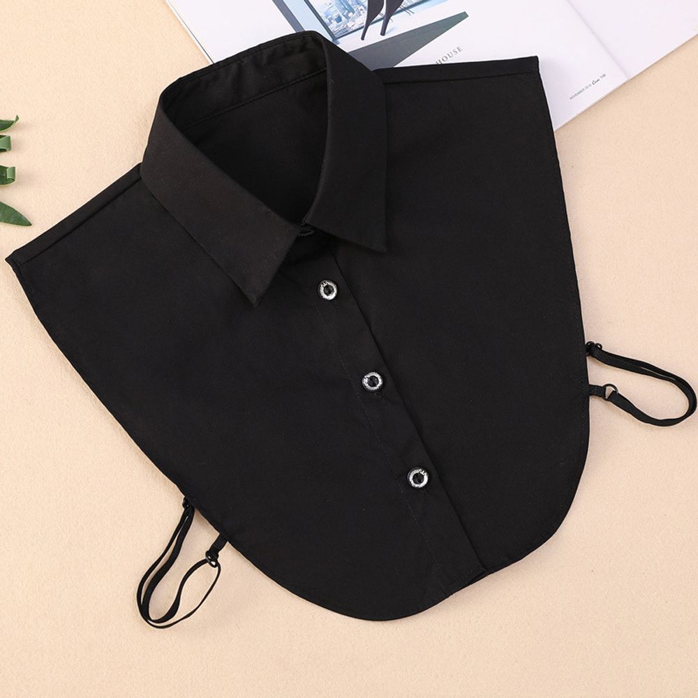 JK Uniform Accessories Detachable Collar Lapel False Blouse Top Fake Collar Blouse Shirt False Tie