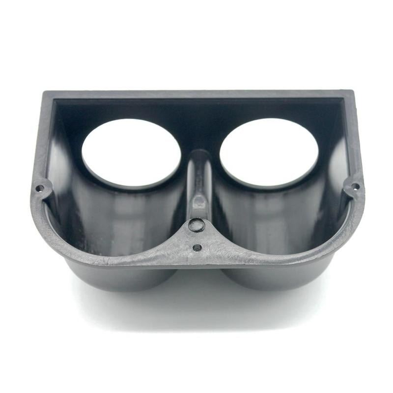 Black Auto Meter Gauge Pillar Bracket Dual Meter Dash Mount Pod Bezel Holder for 2 Inch Vehicle Gauges Kit