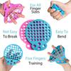 2 шт. Портативный силиконовый эспандер для пальцев для мужчин и женщин, физиотерапия, растяжка пальцев