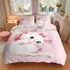 3Pcs Pink Kitty Dreams Bedding Set Quilt Cover Pillowcase Home Christmas Xmas Halloween Gift 1 Duvet Cover 2 Pillowcase M928742