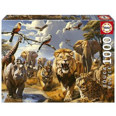 Пазл из 1000 частей : Дикие животные