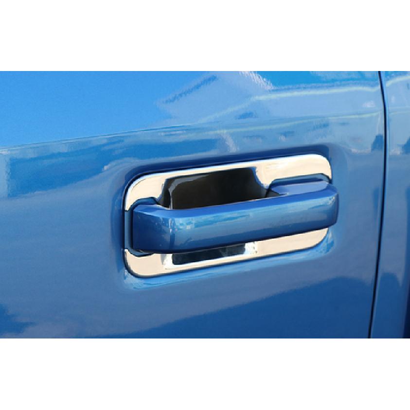 Door Handle Bowl Frame Cover Trim For 2015- Ford F150 ABS Chrome 4pcs
