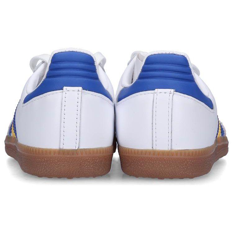 adidas Кроссовки Samba Team Leeds United FC Унисекс Белая Обувь-Бело-Синий IG0654