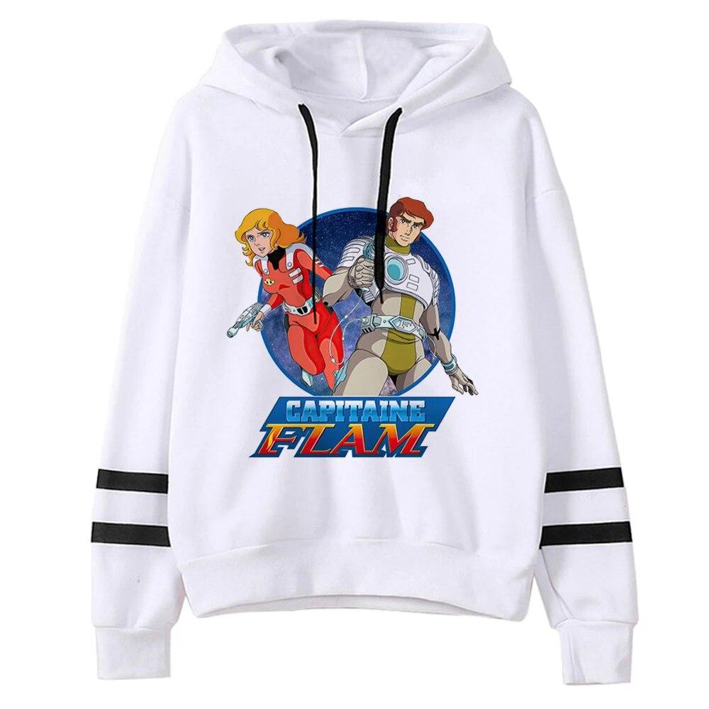 Капитан будущее толстовки женские готические эстетичные Kawaii флисовая одежда пуловер женская одежда 90-х годов унисекс