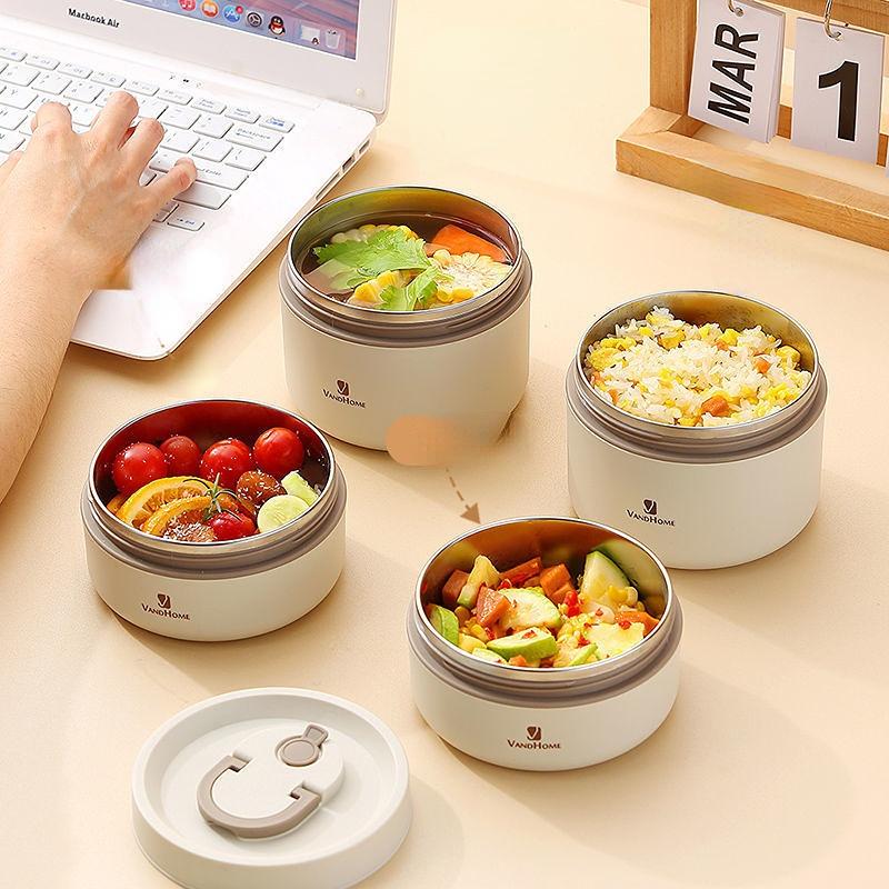 Bento Ланч-бокс многослойный из нержавеющей стали Bento Box Контейнер для хранения еды Портативный термос Банка для еды Детская коробка Bento