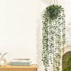 Lifelike Design Fake Plant With Flower Pot Hanging Plant  Outdoor Garden