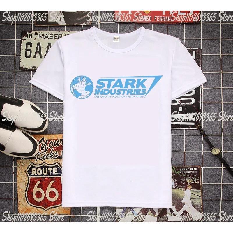 Мужская футболка Stark Industries мужчины футболка летняя мода топ футболки Крутая повседневная футболка гордости мужчины Унисекс