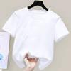 Kids Cotton T-Shirt Summer Short Sleeve Plain Color Basic Casual Childrens Clothing 3-8 Years A-Class Quality Simple Design