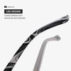 UV 400 Men Sunglasses Marble Pattern Driving Eyewear Personality Rimless Sunglasses  Female