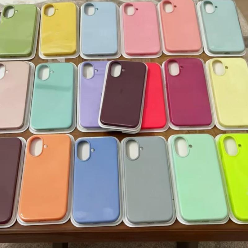 Жидкий силиконовый чехол для телефона для iPhone 17 15 16 13 14 12 Pro Max для iPhone 16 Pro 13 14 11 15 Pro 17 16 Pro Max С коробкой Чехол