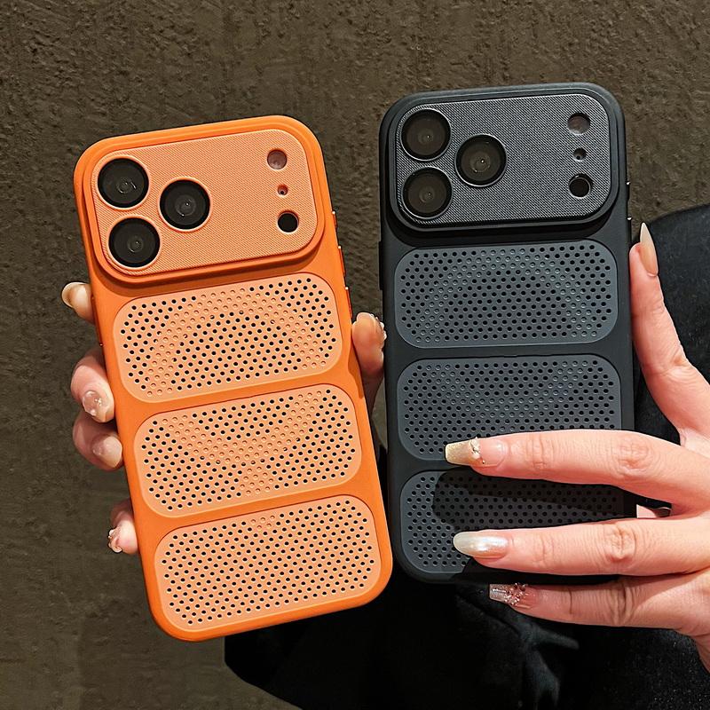 Охлаждающий Магнитный Чехол для Телефона с Теплоотводом Для iPhone 17 17e 16 15 14 13 Pro Max 16e Для Magsafe Ударопрочный Жесткий Задний Чехол из Поликарбоната
