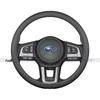 Чехол рулевого колеса из натуральной кожи для моделей Subaru: Legacy, Outback, XV, Forester, WRX, Levorg, BRZ