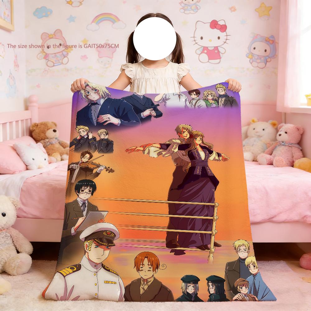 Плед Для Hetalia Мягкий Плед для Пикника Мира Кровать Диван Дом Группа Спальня Уютный Теплый Звезды Комфортный