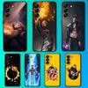 Чехол для телефона K-King Of F-Fighters для Samsung Galaxy A13, A21s, A22, A31, A32, A52, A53, A71, A80, Мягкий черный корпус