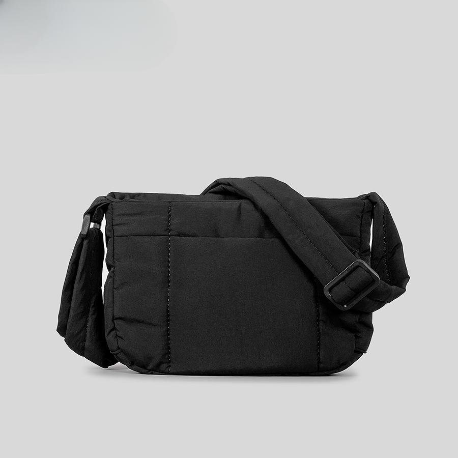 Маленькая квадратная женская сумка цвета макарон из хлопка с застежкой-липучкой через плечо Простая сумка Linger