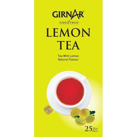 Черный чай с лимоном Girnar (25 чайных пакетиков)