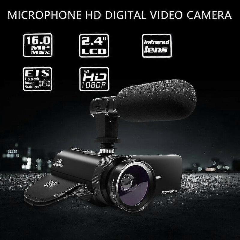 Video Camcorder With Microphone Videosky Fhd 1080p 16x Digital Zoom Camcorder Webcam
