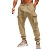 Men's Overalls Drawstring  Multi Pocket Casual Pants Hiking Pants Cotton Twill Pants